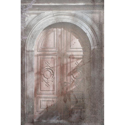 Play Door White Modern Wood Framed Art Print by Phillip, Jamie