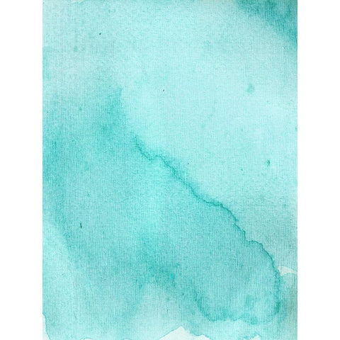 Aqua Canvas White Modern Wood Framed Art Print by Phillip, Jamie