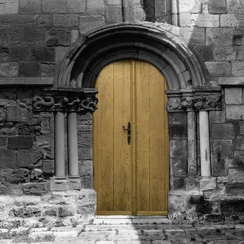 Golden Entrance Gold Ornate Wood Framed Art Print with Double Matting by Phillip, Jamie