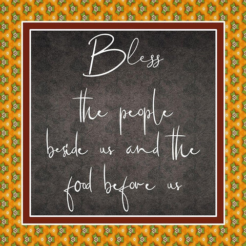 Bless White Modern Wood Framed Art Print by Phillip, Jamie