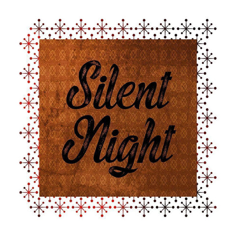 Silent Night Black Modern Wood Framed Art Print with Double Matting by Phillip, Jamie