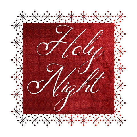 Holy Night White Modern Wood Framed Art Print by Phillip, Jamie