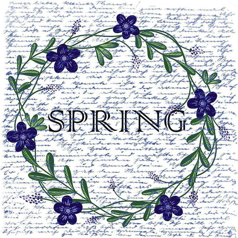 Spring Time White Modern Wood Framed Art Print by Phillip, Jamie