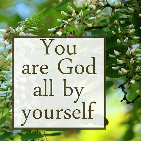 God Black Modern Wood Framed Art Print with Double Matting by Phillip, Jamie