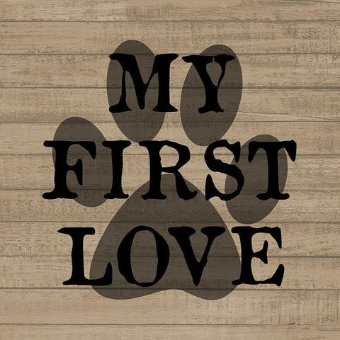 First Love White Modern Wood Framed Art Print with Double Matting by Phillip, Jamie