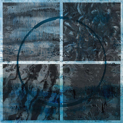 Asphalt 1 Black Modern Wood Framed Art Print by Phillip, Jamie