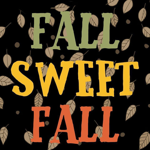 Sweet Fall Black Modern Wood Framed Art Print with Double Matting by Phillip, Jamie