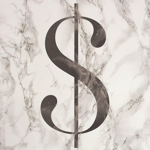 Money White Modern Wood Framed Art Print with Double Matting by Phillip, Jamie