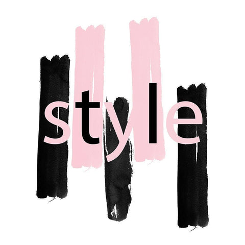 Blended Style Black Modern Wood Framed Art Print with Double Matting by Phillip, Jamie