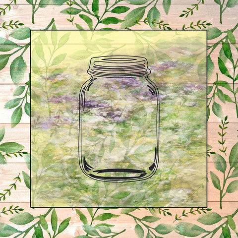 Kitchen Jar White Modern Wood Framed Art Print by Phillip, Jamie