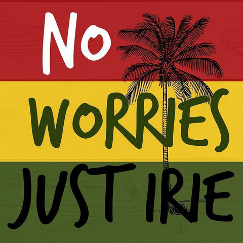 Just Irie Black Modern Wood Framed Art Print with Double Matting by Phillip, Jamie