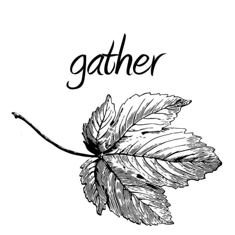 Gather White Modern Wood Framed Art Print by Phillip, Jamie