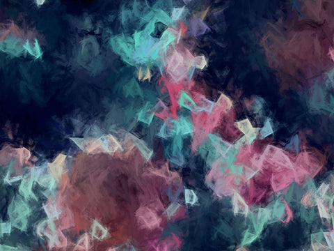 Diamond Storm Black Ornate Wood Framed Art Print with Double Matting by Urban Road