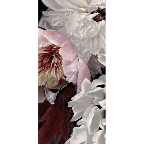 Fleur Triptych - Panel 1 White Modern Wood Framed Art Print by Urban Road