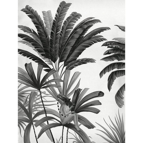 Dominica I Black Modern Wood Framed Art Print with Double Matting by Urban Road