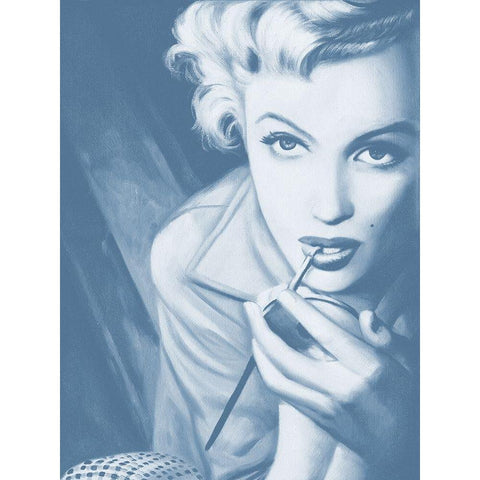 Marilyn Dusk Poster Black Modern Wood Framed Art Print with Double Matting by Urban Road