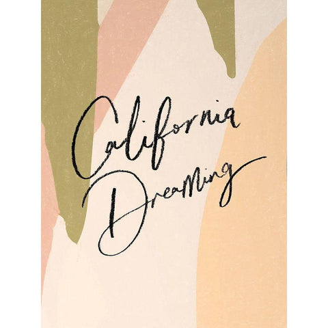 California Dreaming Poster Gold Ornate Wood Framed Art Print with Double Matting by Urban Road