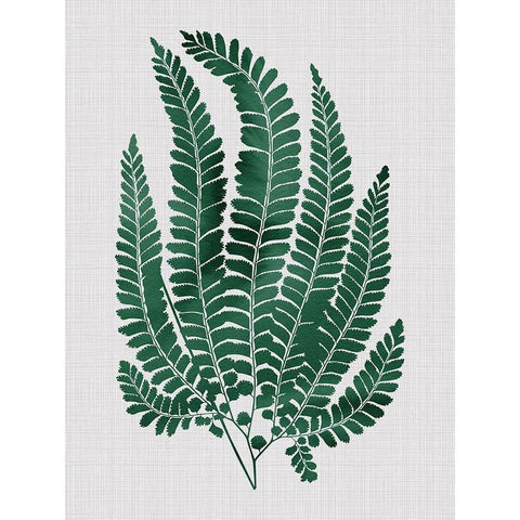 Maple Green Poster White Modern Wood Framed Art Print by Urban Road