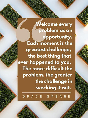 Grace Speare Quote: Each Moment Black Ornate Wood Framed Art Print with Double Matting by ArtsyQuotes