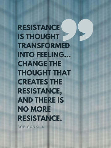 Bob Conklin Quote: Resistance White Modern Wood Framed Art Print with Double Matting by ArtsyQuotes