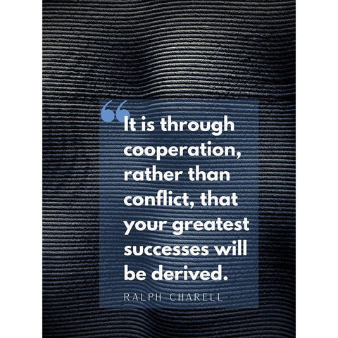 Ralph Charell Quote: Greatest Successes Black Modern Wood Framed Art Print by ArtsyQuotes