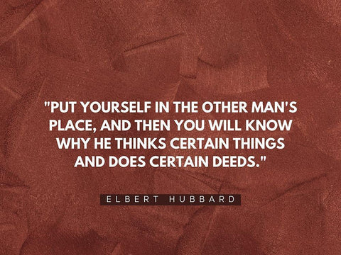 Elbert Hubbard Quote: Certain Deeds White Modern Wood Framed Art Print with Double Matting by ArtsyQuotes