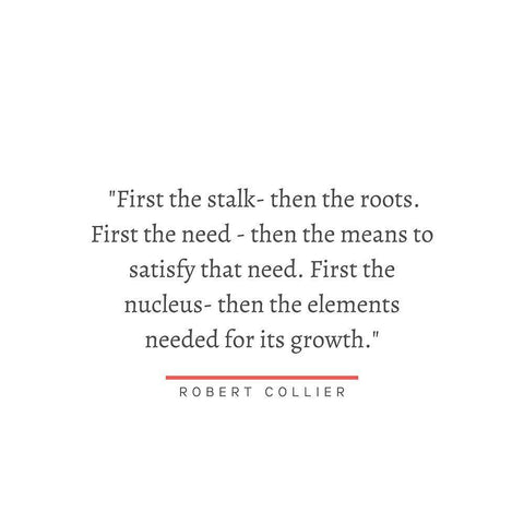Robert Collier Quote: Nucleus White Modern Wood Framed Art Print with Double Matting by ArtsyQuotes