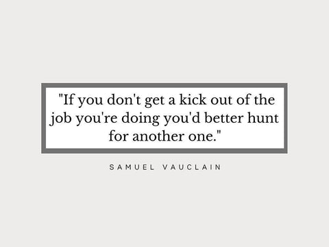 Samuel Vauclain Quote: Better Hunt Black Ornate Wood Framed Art Print with Double Matting by ArtsyQuotes