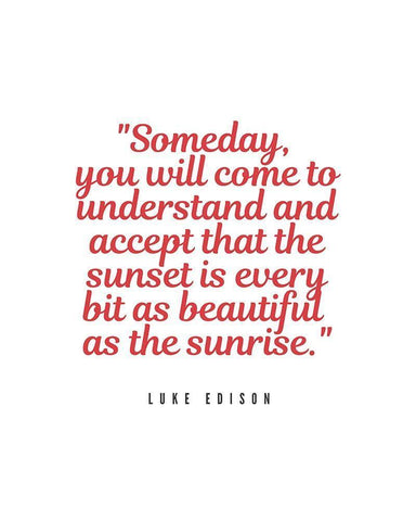 Luke Edison Quote: Someday Black Ornate Wood Framed Art Print with Double Matting by ArtsyQuotes