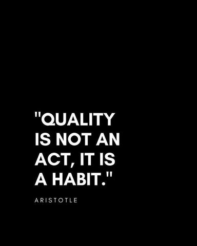 Aristotle Quote: Quality White Modern Wood Framed Art Print with Double Matting by ArtsyQuotes