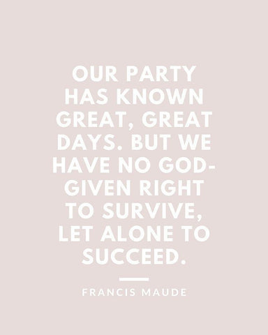 Francis Maude Quote: Great Days Black Ornate Wood Framed Art Print with Double Matting by ArtsyQuotes