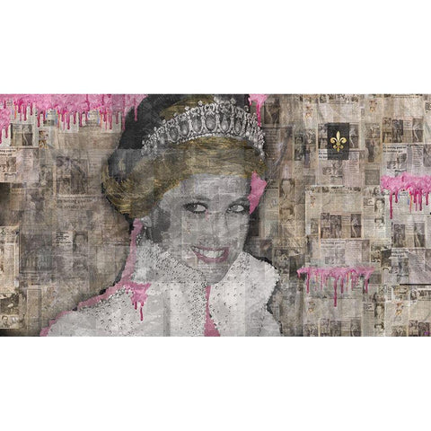 Diana II White Modern Wood Framed Art Print by Wiley, Marta