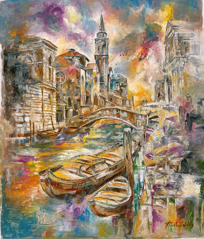 Sepia Italy V Black Ornate Wood Framed Art Print with Double Matting by Wiley, Marta