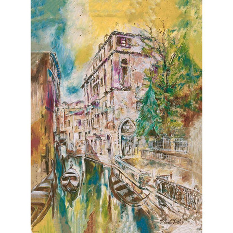 Italy, Yellow White Modern Wood Framed Art Print by Wiley, Marta