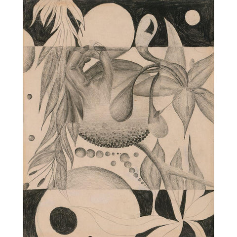 Pencil White Modern Wood Framed Art Print by Wiley, Marta