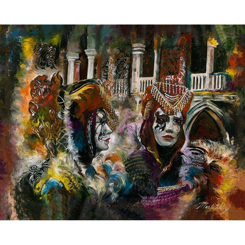 Festival Sepia White Modern Wood Framed Art Print by Wiley, Marta