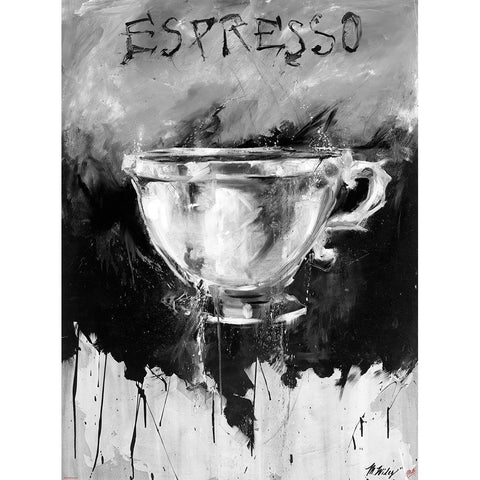 Dive Color Black Modern Wood Framed Art Print with Double Matting by Wiley, Marta