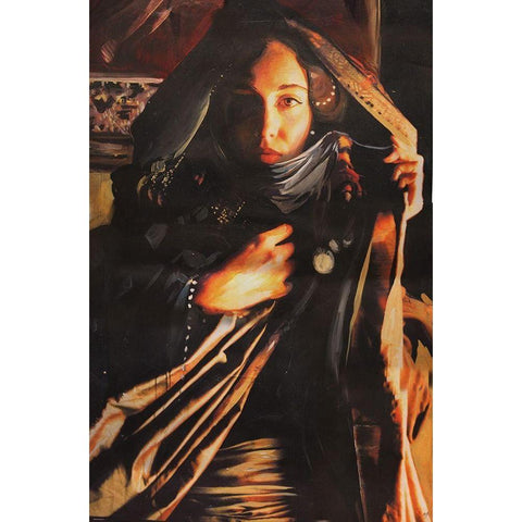 Wiley Sisters- Marta Wiley Black Modern Wood Framed Art Print with Double Matting by Wiley, Marta