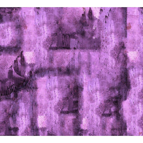 Abstract Purple White Modern Wood Framed Art Print by Wiley, Marta
