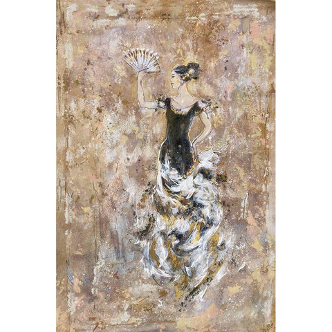 Jewel Dancer White Modern Wood Framed Art Print by Wiley, Marta