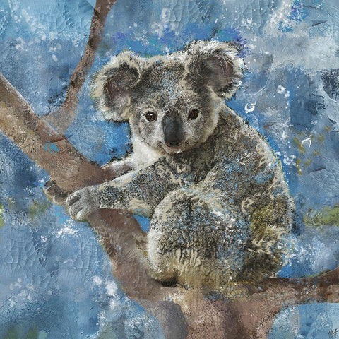 Koala I Gold Ornate Wood Framed Art Print with Double Matting by Wiley, Marta