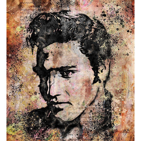 Elvis I White Modern Wood Framed Art Print by Wiley, Marta