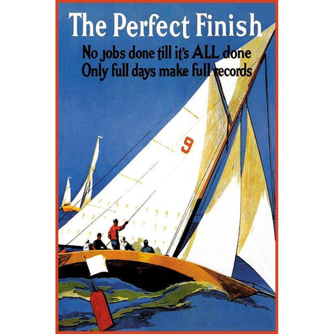 The Perfect Finish, 1929 Gold Ornate Wood Framed Art Print with Double Matting by Franzoni, Roberto