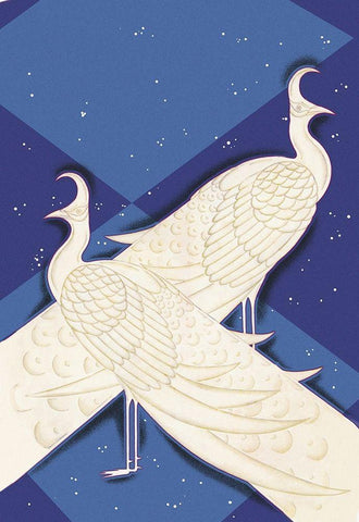 Indian Lyric, 1927 White Modern Wood Framed Art Print with Double Matting by McIntosh, Frank