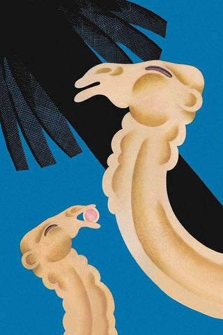 Forbidden Fruit, 1930 White Modern Wood Framed Art Print with Double Matting by McIntosh, Frank