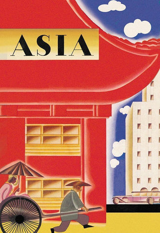 Innovation, 1932 Black Ornate Wood Framed Art Print with Double Matting by McIntosh, Frank