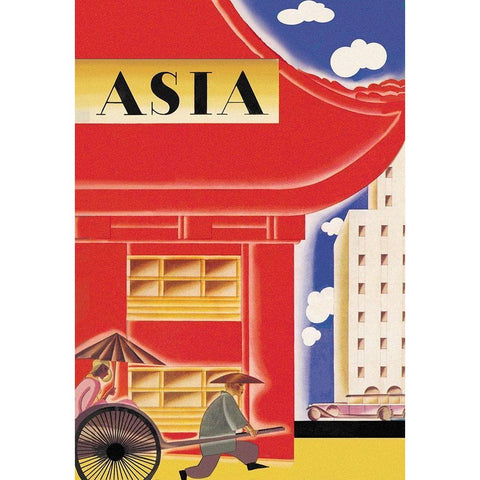 Innovation, 1932 Gold Ornate Wood Framed Art Print with Double Matting by McIntosh, Frank