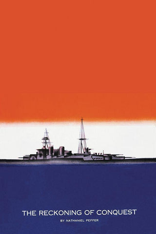 Defender of the Seas, 1935 White Modern Wood Framed Art Print with Double Matting by McIntosh, Frank