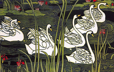 Journal de la Beaute Black Ornate Wood Framed Art Print with Double Matting by Rhead, Louis