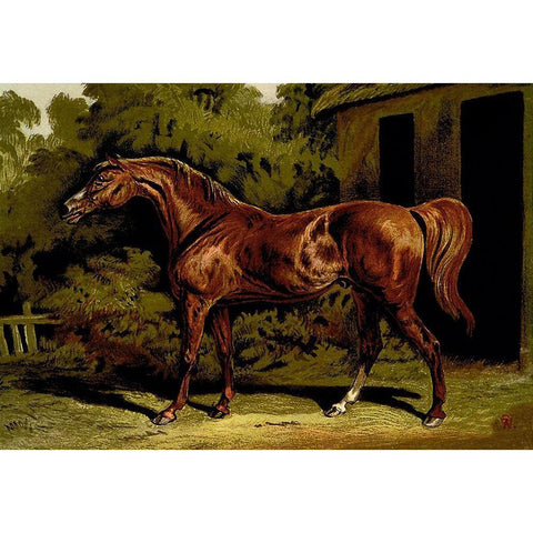 Eclipse, 1900 White Modern Wood Framed Art Print by Sidney, Samuel